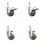 Service Caster 3 Inch 316SS High Temp Glass Filled Nylon 12mm Stem Caster Lock Brake, 2PK SS316TSTTL20S314-GFNSHT-M1215-2-S2 - alternate 1